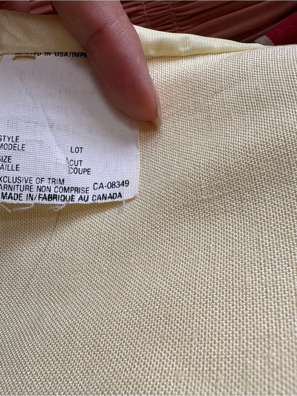 Jones New York Pale Yellow Short Sleeve Blazer - Picture 6 of 6